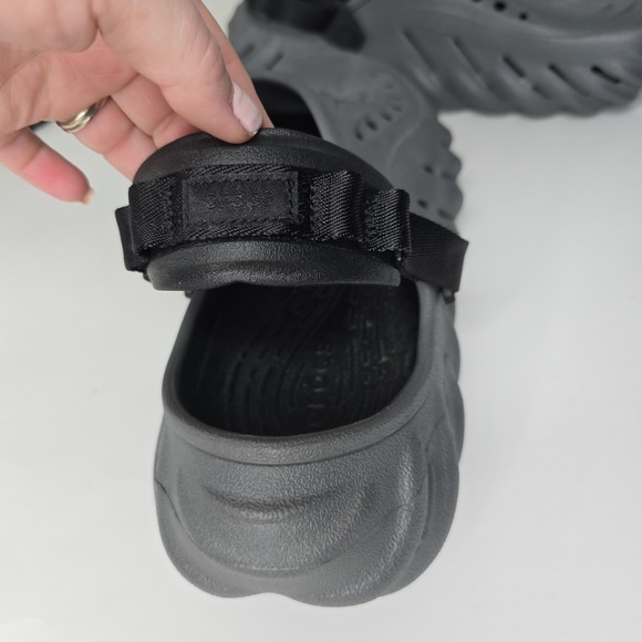 Crocs Echo Clog Slate Gray Rare Color Mens Sz 16 Nwt Croslite Literide Comfort main image 4